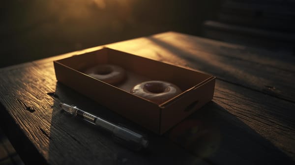 Headline: Ozempic Nation: Skinny, Sad, and Still Snacking